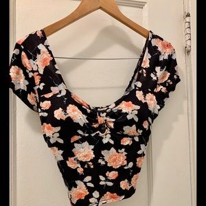 Floral crop top from Urban Outfitters